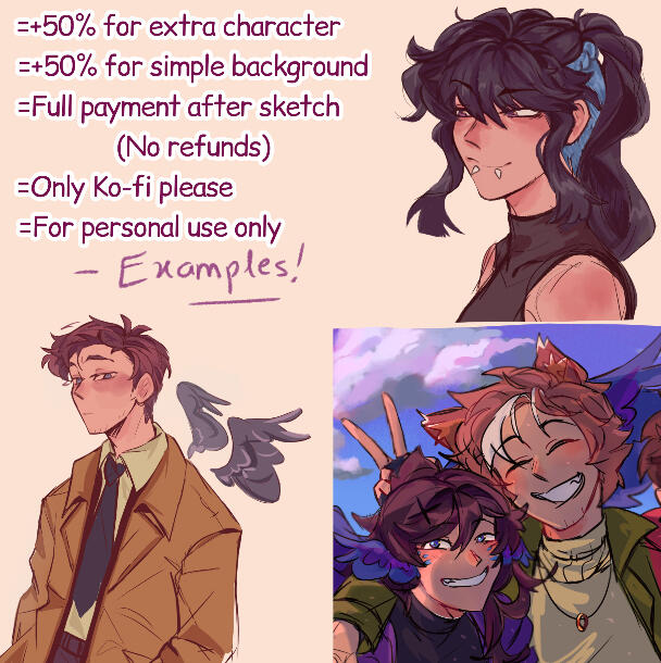 commission info